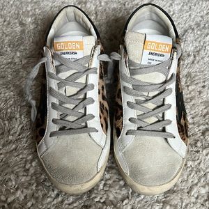 Golden Goose Superstar Leopard & Black Size 38.